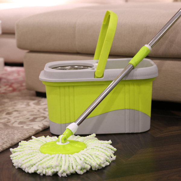 Double Color Magic Spin Mop with Bucket