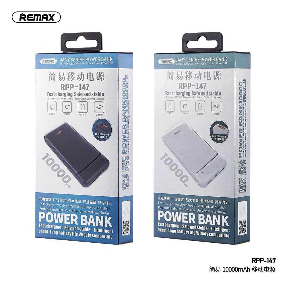 REMAX RPP-147 10000mAh Jany Series Power Bank