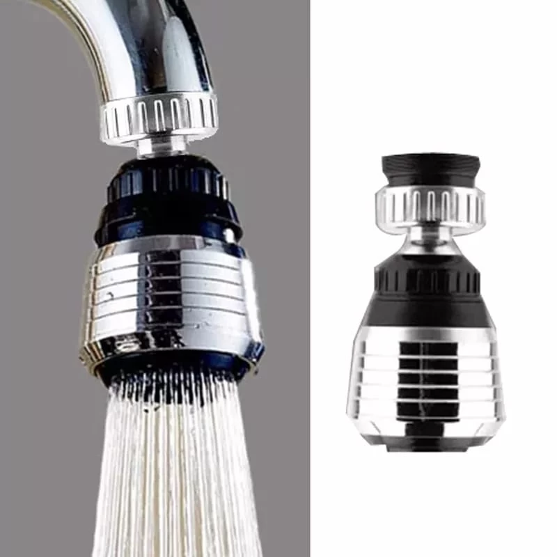 360 Rotate Swivel Water Saving Tap 2 Modes Bubbler Water Saving High Pressure Nozzle Filter Tap Faucet Extender Nozzle Filter