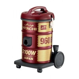 Hitachi Pail Can Type Vacuum Cleaner CV-960Y - 21.0L - Wine Red