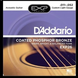 D 'Addario EJ26 Phosphor Bronze Custom Light Acoustic Guitar Strings