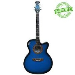 Semi-Electric Signature Guitar Blue