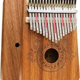 Kalimba 17 Keys Thumb Piano With Study Instruction And Tune Hammer, Portable Mbira Sanza African Wood Finger Piano, Gift For Kids Adult Beginners Professional
