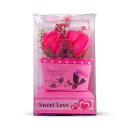 Valentine's Day 3 Flowers Soap Flower Gift Rose Box
