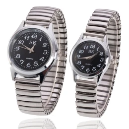Hot Digital Old Man Table Spring with Senior Man Couple Table Small Fresh Digital Watch
