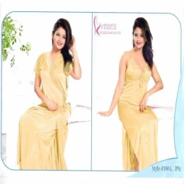 Fashionable 2 Part Nighty Ladies Gowns For Women