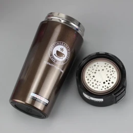 HOT Premium Travel Coffee Mug Stainless Steel Thermos Tumbler Cups Vacuum Flask thermos Water Bottle Tea Mug