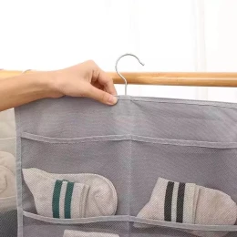 Double Sided Bag Organizer To Hang In Closet
