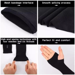 Outdoor Cool Arm Hand Sleeve Sun Protection Hand Gloves 2 pcs
