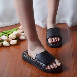 One Pair Foot Massage Shoes Rotating Foot Acupuncture Slipper Sandals Relaxation Stress Healthy For Man And Women Reflex