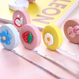 150cm Mini Tape Meter Tape Tailor Ruler Keychain Measuring Tape Clothing Size Tape Measure Portable Sewing Tools Accessory