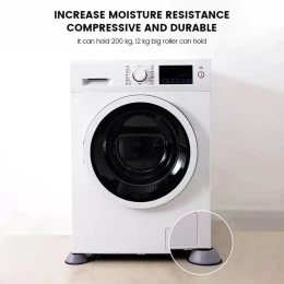 4pcs/set Washing Machine Feet Washer Support Anti-slip Anti-vibration Dryer Fixed