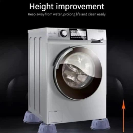 4pcs/set Washing Machine Feet Washer Support Anti-slip Anti-vibration Dryer Fixed