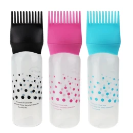 Hair Dyeing Coloring Applicator Bottle Root Comb Dispenser With Salon Tool