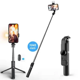 New Handheld Gimbal Stabilizer Cellphone Video Record Phone Tripod Gimbal Smartphone Stabilizer Gimbal For Smart Phone (With Light)
