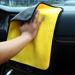 Car Wash Microfiber Towel Car Cleaning Drying Cloth Hemming Car Care Cloth Detailing