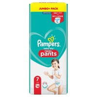 Pampers Baby Dry Size 7 (17+ Kg) Jumbo + Baby Diapers Nappy Pant 48 pcs (UK)