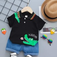 Summer Polo T-Shirt sets For baby Boy