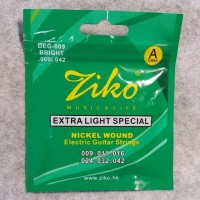 Ziko Deg 009-042 Electric Guitar Strings Nickel Wound Extra Light Special