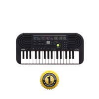 Casio SA-47 Portable Musical Keyboard Piano (Black & Grey with Adapter)