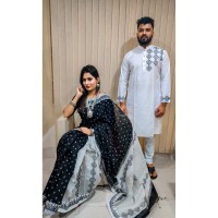 Fashionable Couple Set (White & Black )