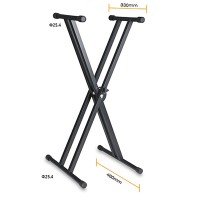 Double Keyboard Stand Weida (WD-612)