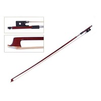 Violin Bow 4/4 3/4 1/2 1/4 1/8 Wood Ebony Frog Fiddle Bow Arbor Horsehair Violin Parts Accessories