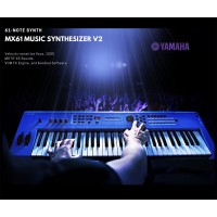 Yamaha MX61 Music Synthesizer V2 (Blue Keyboard)