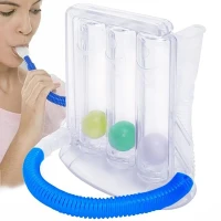Three Ball Apparatus Vital Capacity Breathing Trainer Incentive Spirometer Lung Breathing Exerciser Rehabilitation Training