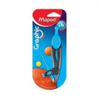 Maped Graphic 360° - With Universal Holder Compass And Pencil (Color May Vary)