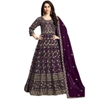 Ladies Jorjet Fashionable Party Gown (Indian)