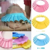 Soft Adjustable Visor Hat Safe Shampoo Shower Bathing Protection Bath Cap For Toddler For Baby