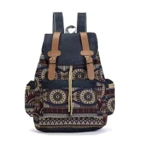 High Quality Women Canvas Vintage Backpack