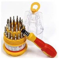 31 in 1 Screw Driver Set (Yellow)
