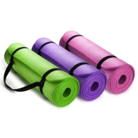 8mm Eco Friendly Anti-Slip Exercise Yoga Mat with Carrying Strap