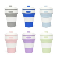 Silicone Folding Cup Retractable Water Cup And Coffee Cup