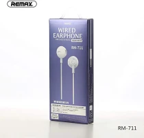 Remax RM 711 Earphone Wired Headset Noise Cancelling Fashion In-Ear Earphone For Mobile phone