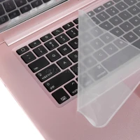 Clear Laptop Silicone Keyboard Skin Case Cover Protector For 14"