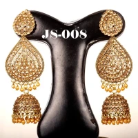 Golden Metal Ear Ring Indian