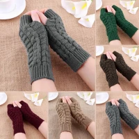 Women's Winter Fingerless Soft Gloves