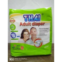 Diaper Adult Thai M 71-120cm 24-47 Inches L 91-139 cm 36-55 Inches XL 112- 162 cm 44-64 Inches