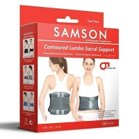Samson Orthotics Contoured Lumbo Sacral LS Support Belt Spinal, Acute and Chronic Lower Back Pain, Spondylosis, Osteoporosis, Slip Disc, Post Discectomy Care for Women and Men