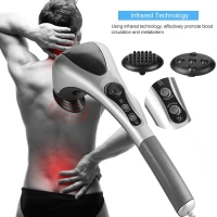Powerful Electric Double Head Hammerpro Body Massager for Pain Relief/Acupressure Dual Hand Dolphin Double Point Body Massager
