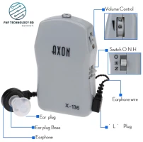 AXON X-136 Pocket Type Hearing Aid Sound Amplifier