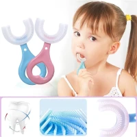 Children Teeth Training Mouth Clean U Shape Toothbrush