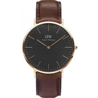 DW Artificial Leather Watch For Men
