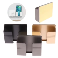 Air Conditioner TV Remote Control Storage Box Mobile Phone Plug Holder Multifunction USB Charging Stand