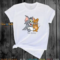 Men And Women Casual Tom And Jerry T-Shirt