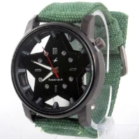 Fastrack Green Belt Fashionable Watch For Men