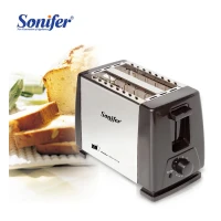 SF-6007 Sonifer 600-700 W 2 Slice Toaster with Warming Rack Stand Bread Toasters For Breakfast